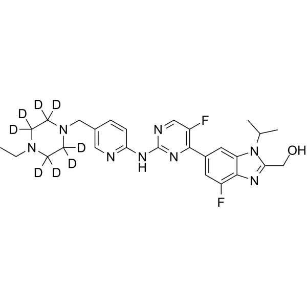 Abemaciclib metabolite M20-d8 (LSN3106726-d8)